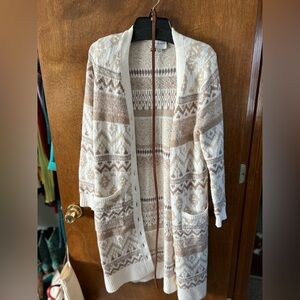 Women’s Aztec Long Cardigan